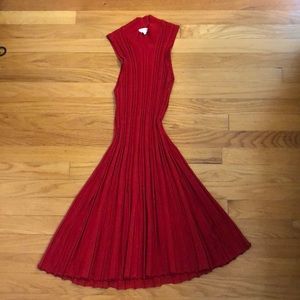 Candies Red Sweater Material Dress